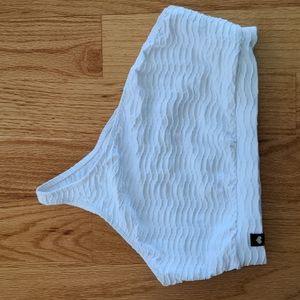 NWOT Booty by Brabants one shoulder top white